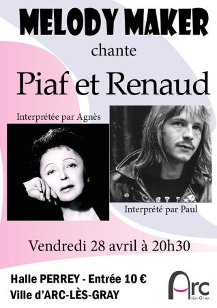 Photos de Piaf et Renaud